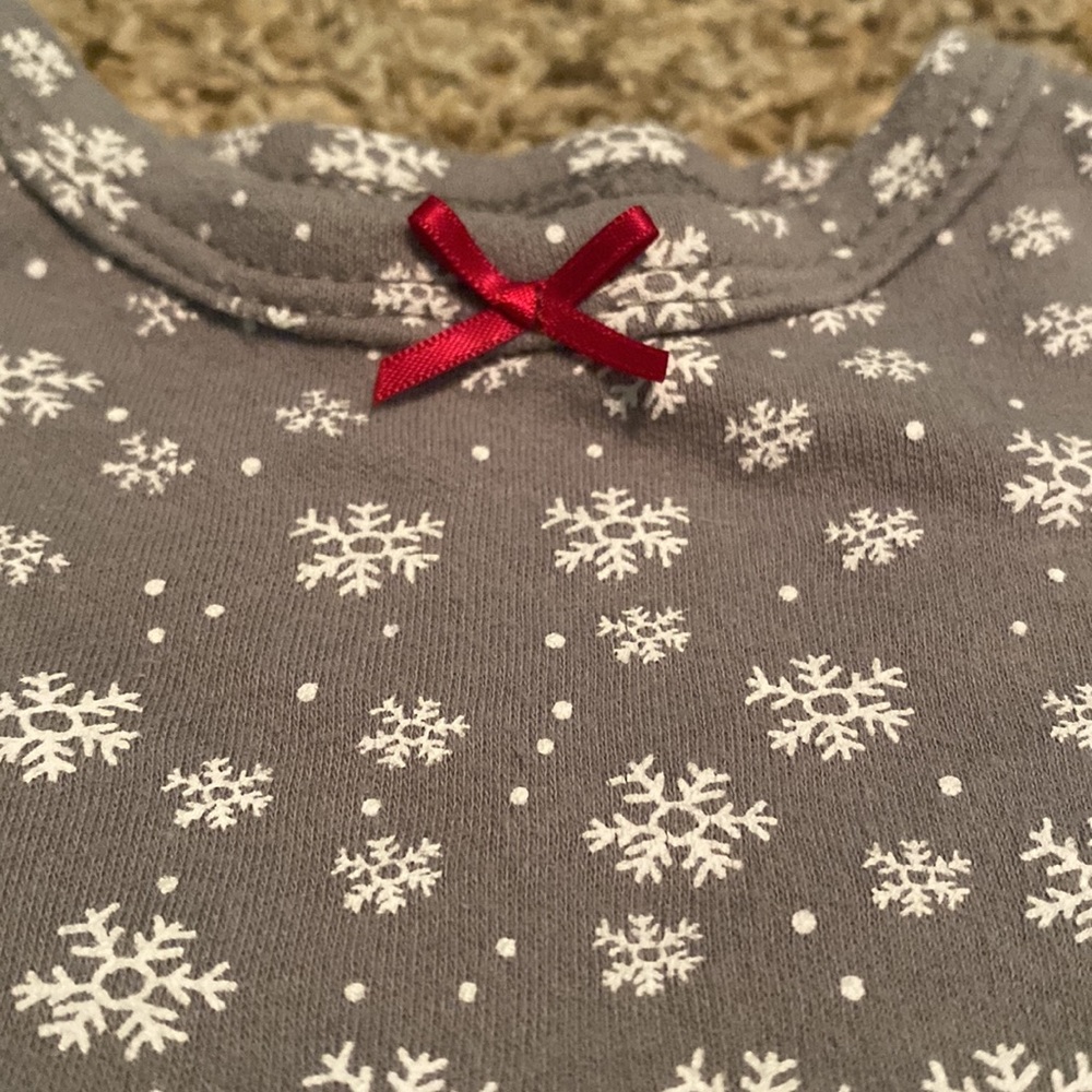 Snowflake dress grey - Picture 3 of 3